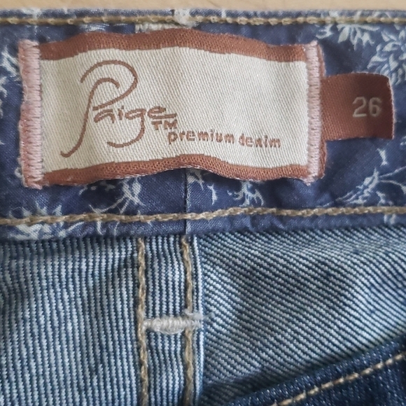 Paige Skyline City Chic Diva Mean Girls Party Classic Peg Leg Jeans -Women's - Picture 6 of 7